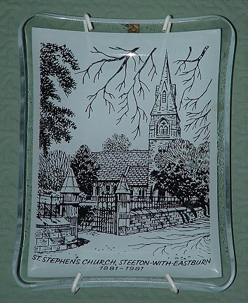 St Stephen's Church, Steeton-with-Eastburn plate
Possibly Chance
Keywords: slumped