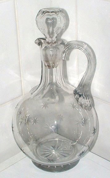 Unknown starcut jug with stopper
