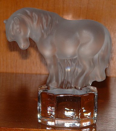 Nachtmann Crystal Creations pony
With label and acid etch on the base
Keywords: Nachtmann Germany