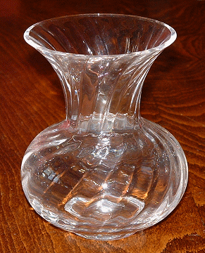 Dartington swirl vase
Bought new in the late 1980's
Keywords: Dartington crystal England