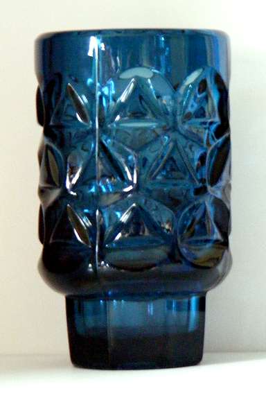 Zabkowice petrol blue vase
