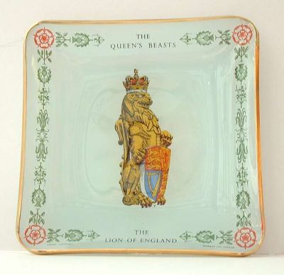 Georama 6" square Queen's Beasts plate
Keywords: plates slumped